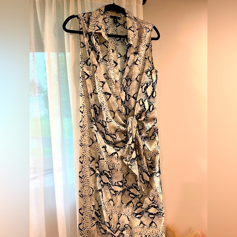 Aqua Wrap Dress